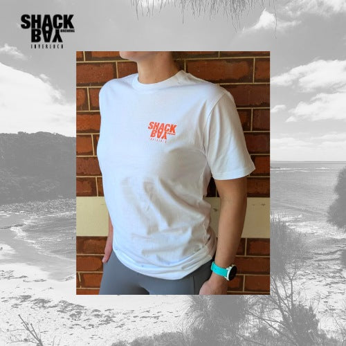 Shack Bay Brewing custom tshirt in white
