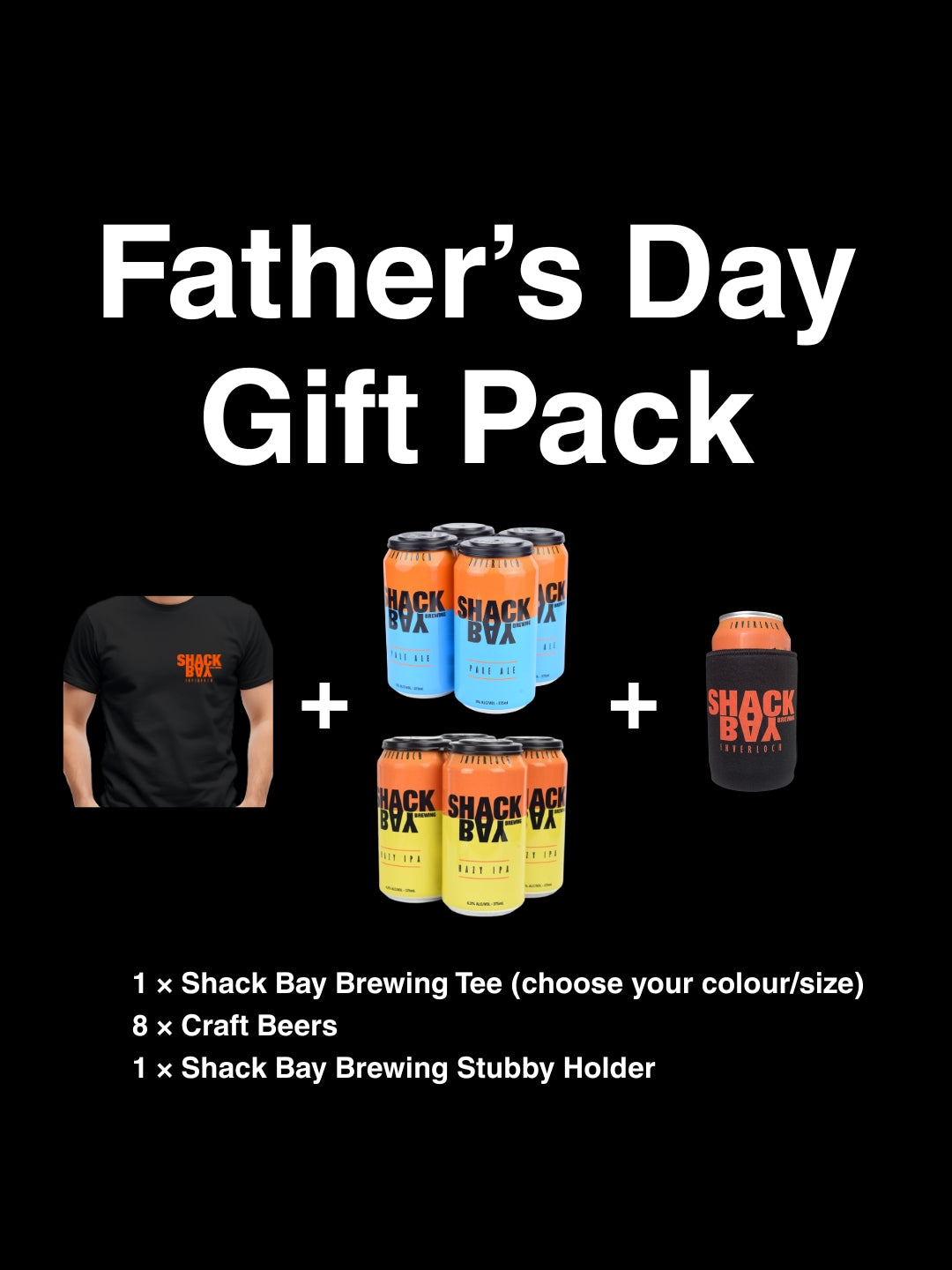 Father's Day T-Shirt & Beer Pack