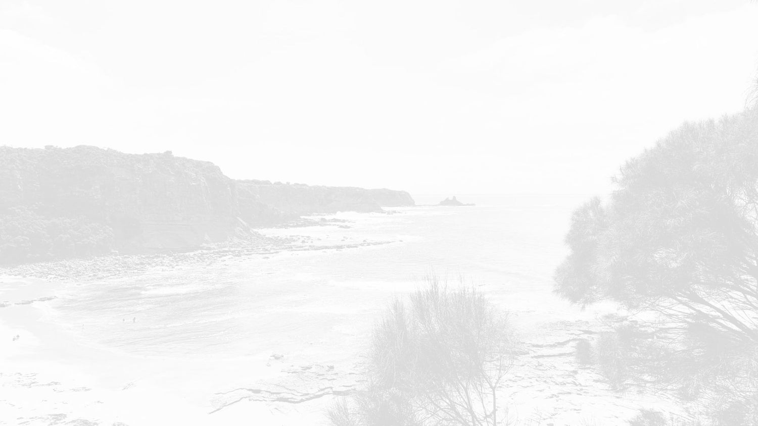 landscape picture of shack bay inverloch